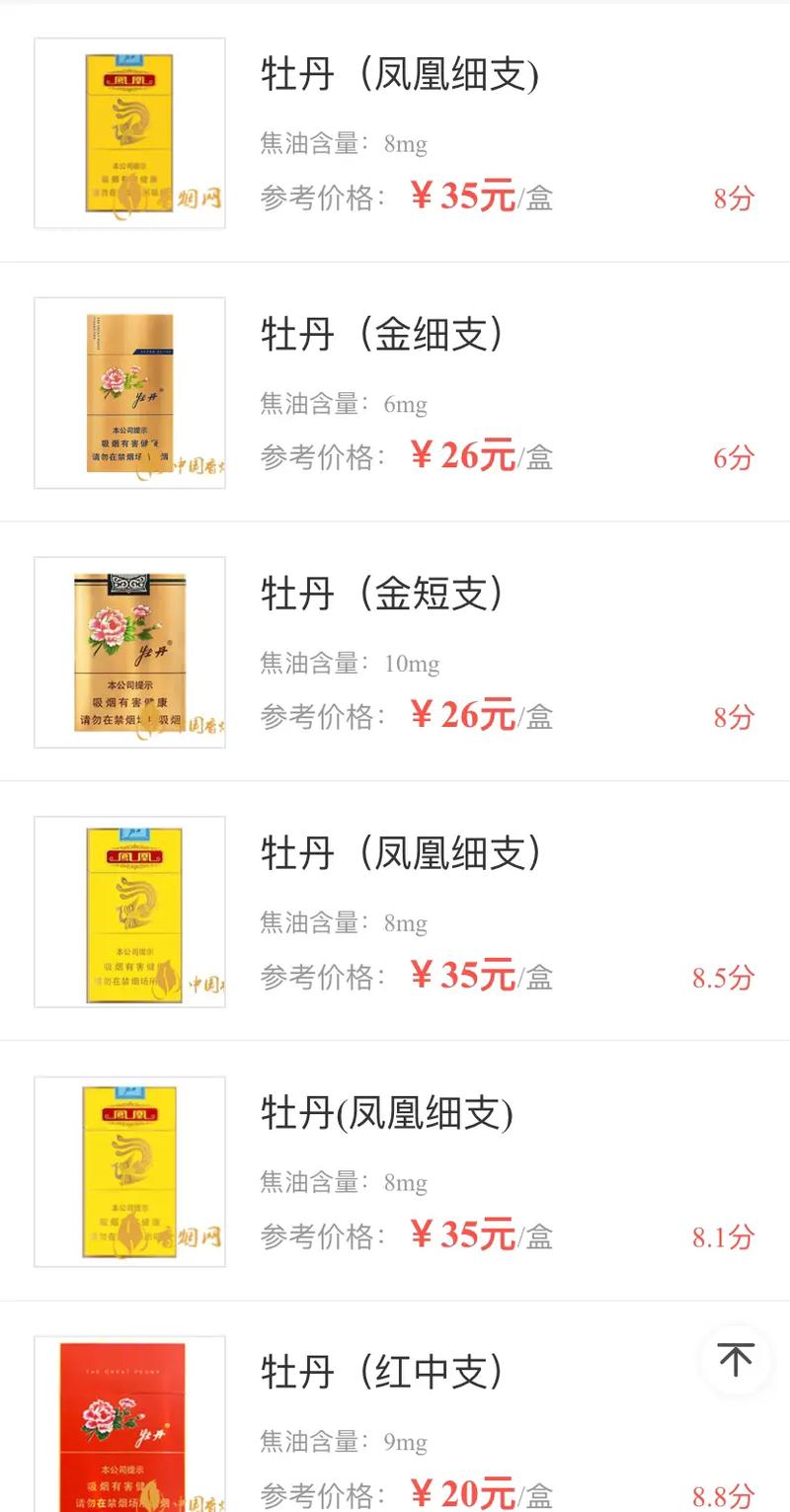 探秘越代牡丹香烟价格之谜，品质生活从这一口开始